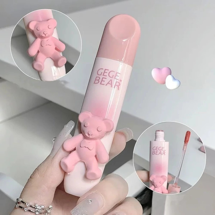 رژ مخملی خرسی gege bear اورجینال