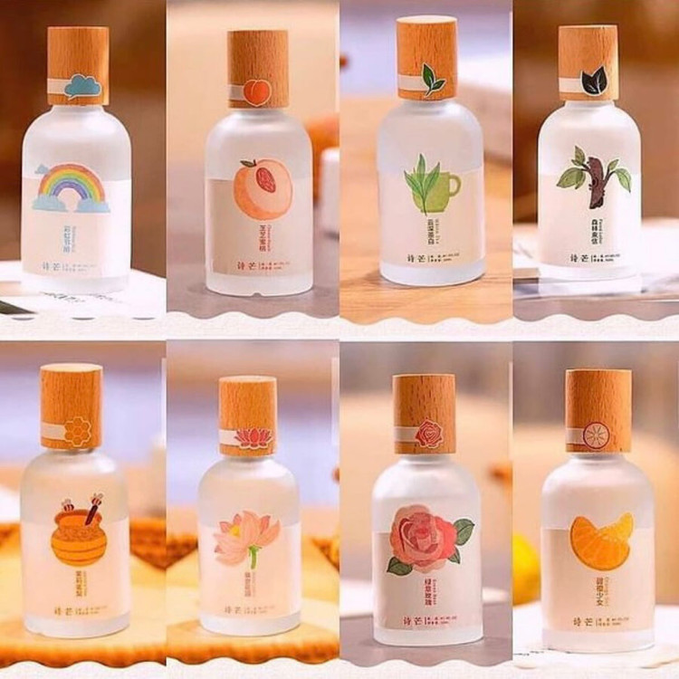عطر بیکینی مایدن آنا (Maiden Anna Bikini Perfume)درب چوبی